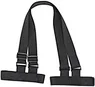 Durable Material -- Made of high strength polyester webbing and long time to ues with minimum wear and tear. Adjustable -- Adjustable length suitable for all standard and long skateboards.Skateboards and clothes pictured are not included.